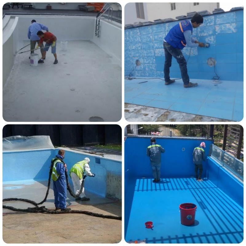 Khảo sát địa chất là bước quan trọng trong quy trình chống thấm hồ bơi để hiểu rõ nền đất và mạch nước ngầm